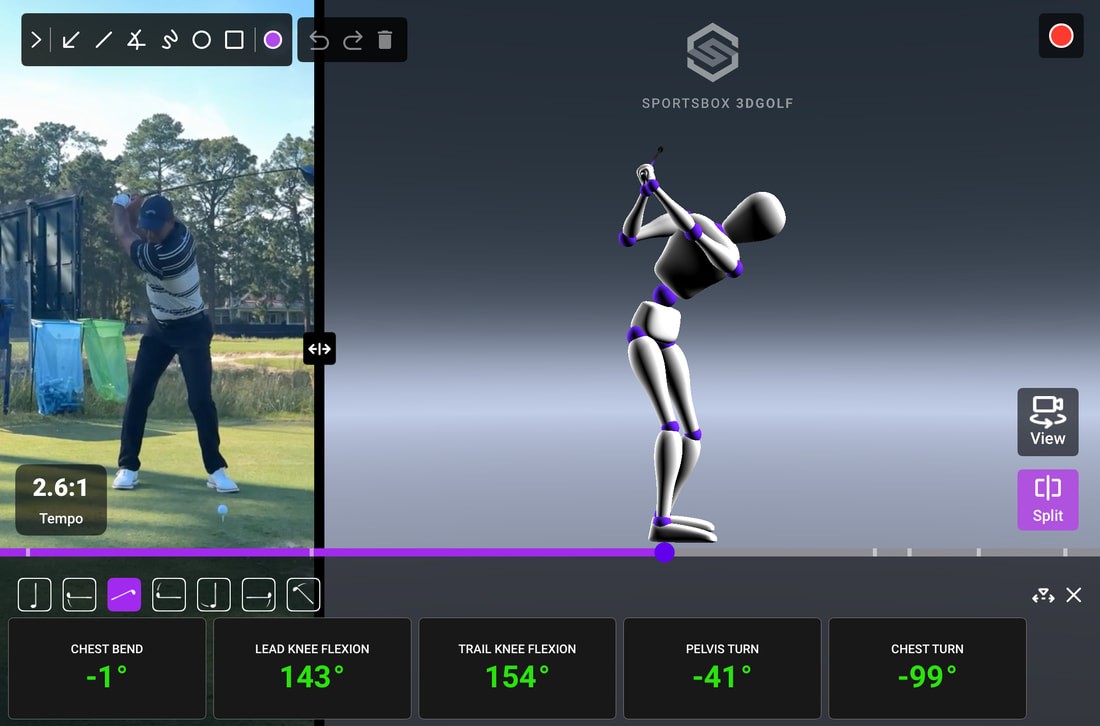Sportsbox 3D swing analysis