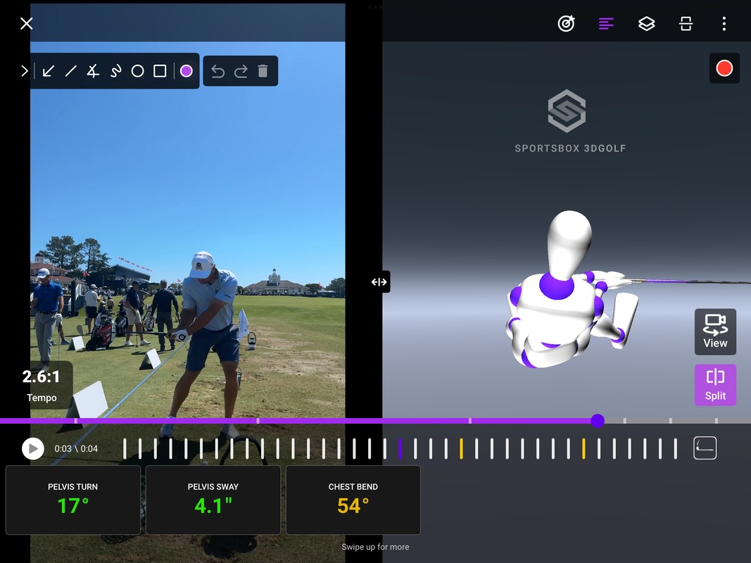 Sportsbox 3D swing analysis